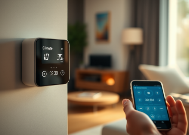 automação de climatizador controlada por smartphone